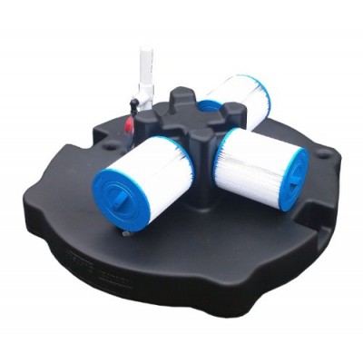 Natural Current Water Products NCSIONOZ10K Savior Solar Ionizer and Ozone Aerator Pool and Spa Pump and Filter System, 10000-Gallon