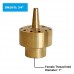 NAVADEAL 3/4" DN20 Brass Blossom Water Fountain Nozzle Spray Pond Sprinkler Head