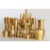 NAVADEAL 3/4" DN20 Brass Cluster Water Fountain Nozzle Spray Pond Sprinkler - For Garden Pond, Amusement Park, Museum, Library
