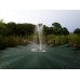 Outdoor Water Solutions 1 HP Floating 100' Cord Pond Fountain & Display Aerator with LED Lights