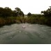 Outdoor Water Solutions 1 HP Floating 100' Cord Pond Fountain & Display Aerator with LED Lights