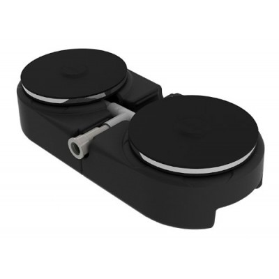 Outdoor Water Solutions ARS0194 Dual Disc 9-Inch Rubber Membrane Diffuser with Base Outdoor Water Solutions ARS0194 Dual Disc 9-Inch Rubber Membrane Diffuser with Base
