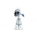 Outdoor Water Solutions AWS0011 12-Feet Galvanized 3-Legged Aeration System Windmill