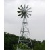 Outdoor Water Solutions AWS0012 16-Feet Galvanized 3-Legged Aeration System Windmill