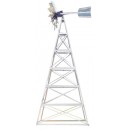 Outdoor Water Solutions AWS0180 24-Feet Galvanized 4-Legged Aeration System Windmill