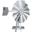 Outdoor Water Solutions Ornamental Backyard Windmill - 8ft.3in.H, Galvanized Finish, Model# BYW0038