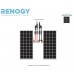 Renogy 100 Watts 12 Volts Monocrystalline Solar Starter Kit w/ 100W Solar Panel + 30A PWM Negative ground Charge Controller + MC4 Connectors +Tray ...