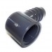 Spears 1407 Series PVC Tube Fitting, 90 Degree Elbow, Schedule 40, Gray, 1" Barbed x NPT Female Spears 1407 Series PVC Tube Fitting, 90 Degree Elbow, Schedule 40, Gray, 1" Barbed x NPT Female