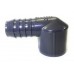 Spears 1407 Series PVC Tube Fitting, 90 Degree Elbow, Schedule 40, Gray, 1" Barbed x NPT Female Spears 1407 Series PVC Tube Fitting, 90 Degree Elbow, Schedule 40, Gray, 1" Barbed x NPT Female