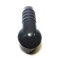 Spears 1407 Series PVC Tube Fitting, 90 Degree Elbow, Schedule 40, Gray, 1" Barbed x NPT Female