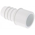 Spears 460 Series PVC Pipe Fitting, Adapter, Schedule 40, White, 3/4"Barbed x 3/4" Spigot