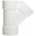 Spears 475 Series PVC Pipe Fitting, Wye, Schedule 40, 3/4" Socket