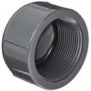 Spears 848 Series PVC Pipe Fitting, Cap, Schedule 80, 1/2" NPT Female