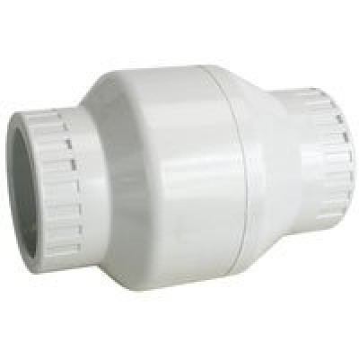 Spears S1520-20 PVC Utility Swing Check Valve, 2-Inch, White