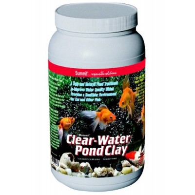 Summit 138 Clear-Water Pond Clay, 7-Pounds Treats 42,000-50,000 Gallons