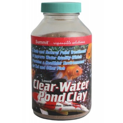 Summit 137 Clear-Water Pond Clay, 1-Pound Treats 6000-8000-Gallon