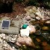 Sunnydaze Solar Pond Oxygenator Plus Air Pump Outdoor with Battery Pack, 52 GPH - for Aquarium or Fish Tank