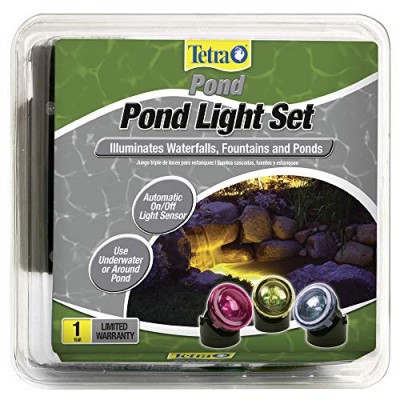 TetraPond Triple-Light Set for Under Water/Around of Pond, Multi-Color TetraPond Triple-Light Set for Under Water/Around of Pond, Multi-Color